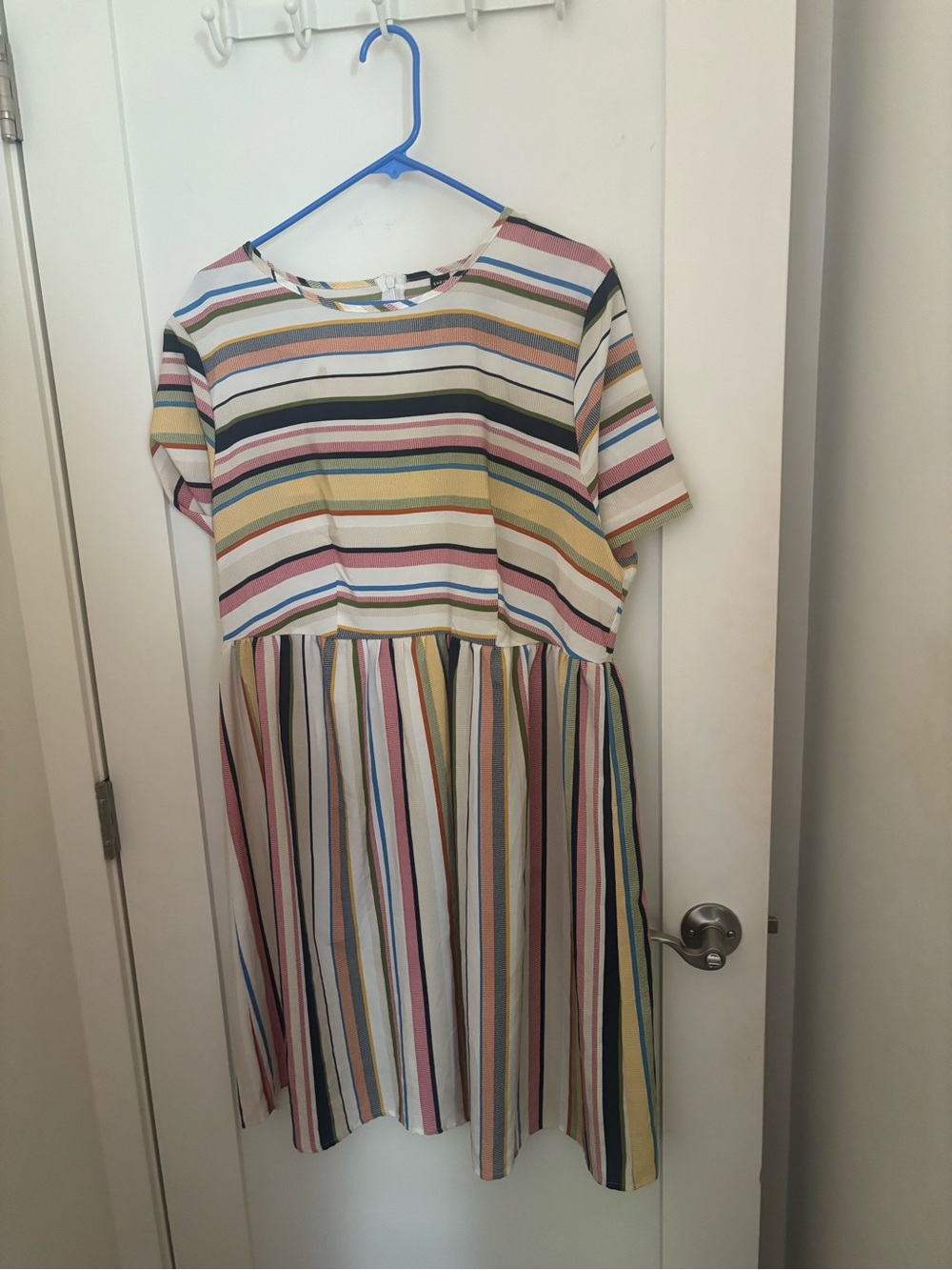 SHEIN Multicolor Striped Mini Dress